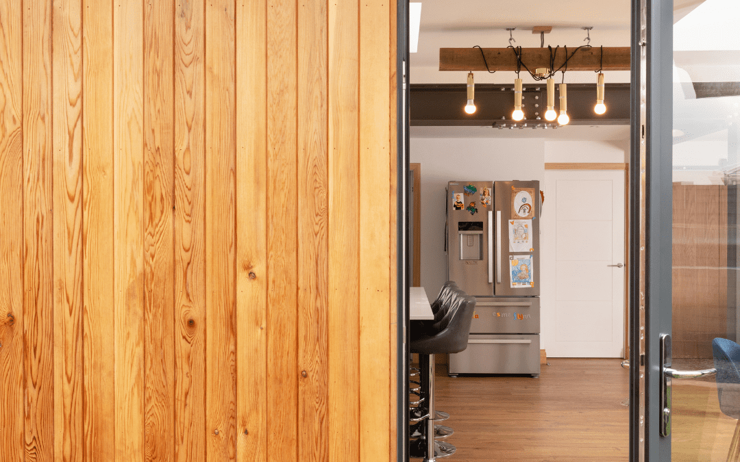 Timber dining room extension